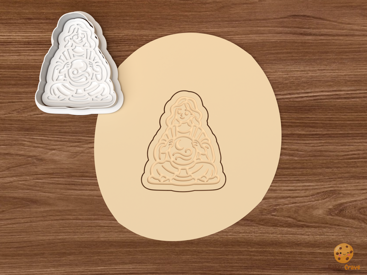 Fortune Teller Tent Cookie Cutter Set STL File