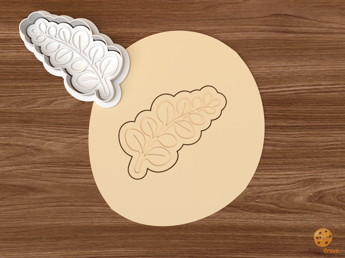 Eucalyptus Greenery Cookie Cutter Set