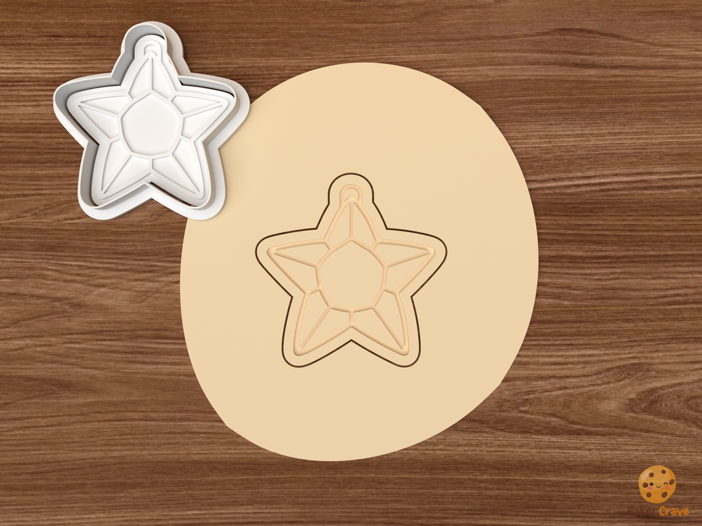 Filipino Parol Christmas Cookie Cutter Set STL File - dough five point star parol