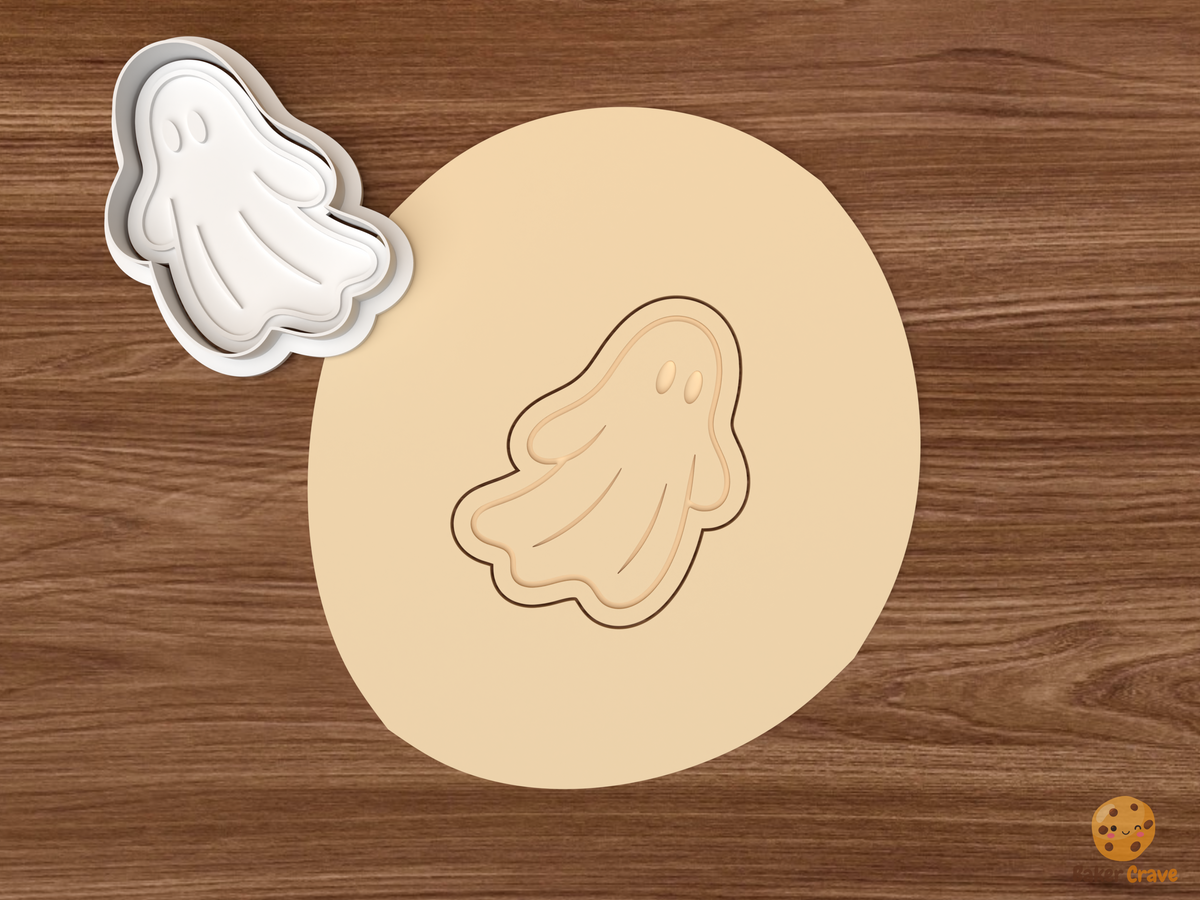 Classic Sheet Ghost Cookie Cutter Set STL File