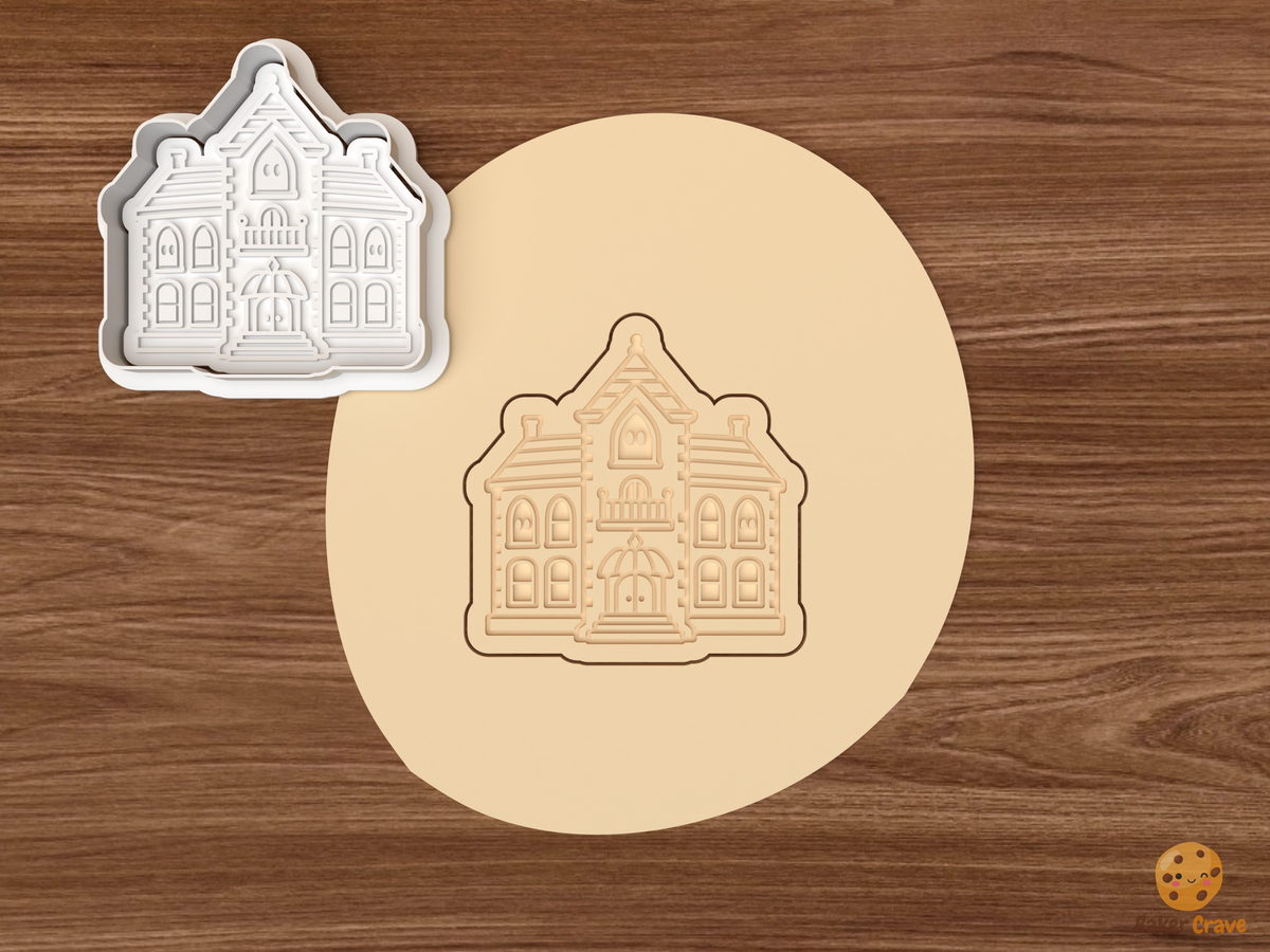 Haunted Hotel Cookie Cutter Set STL File