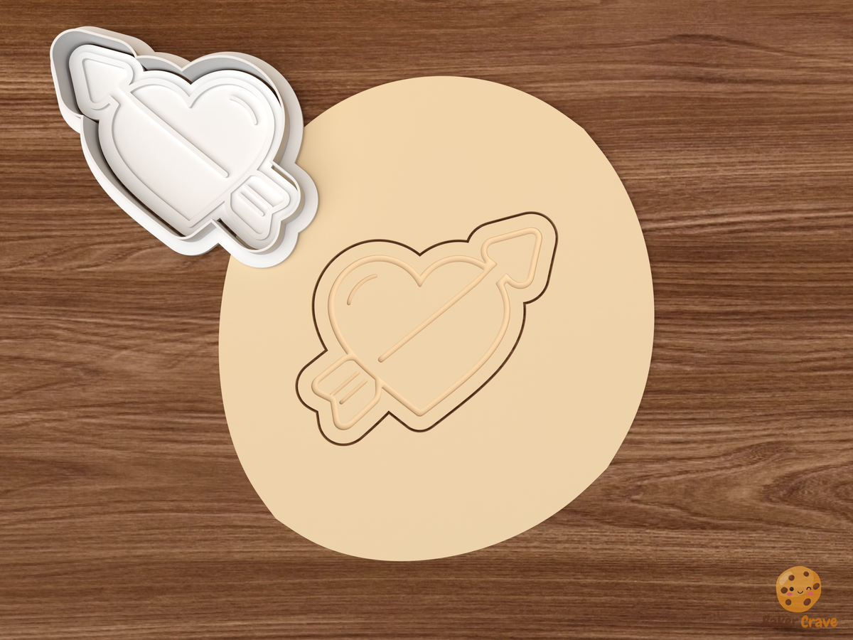 Cupid Valentine Cookie Cutter Set