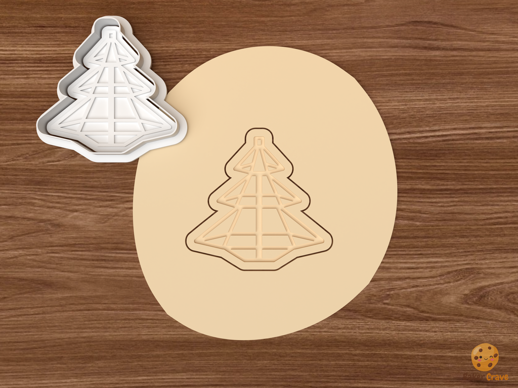 Finnish Himmeli Christmas Cookie Cutter Set STL File - dough himmeli christmas tree