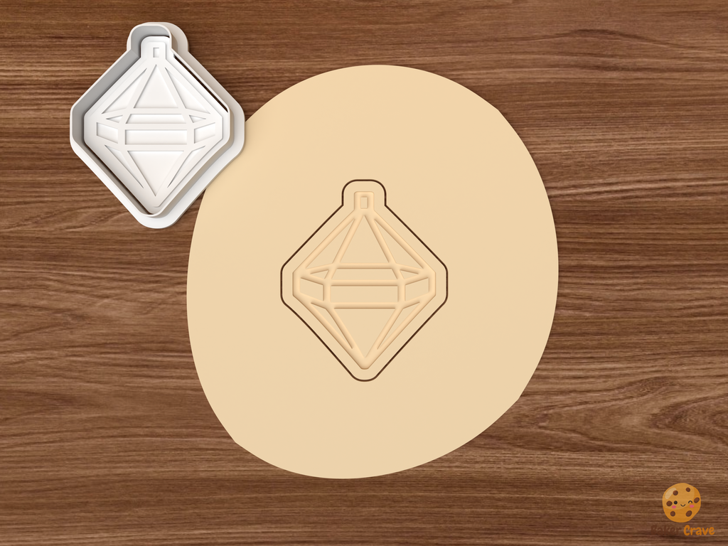 Finnish Himmeli Christmas Cookie Cutter Set STL File - dough himmeli diamond ornament