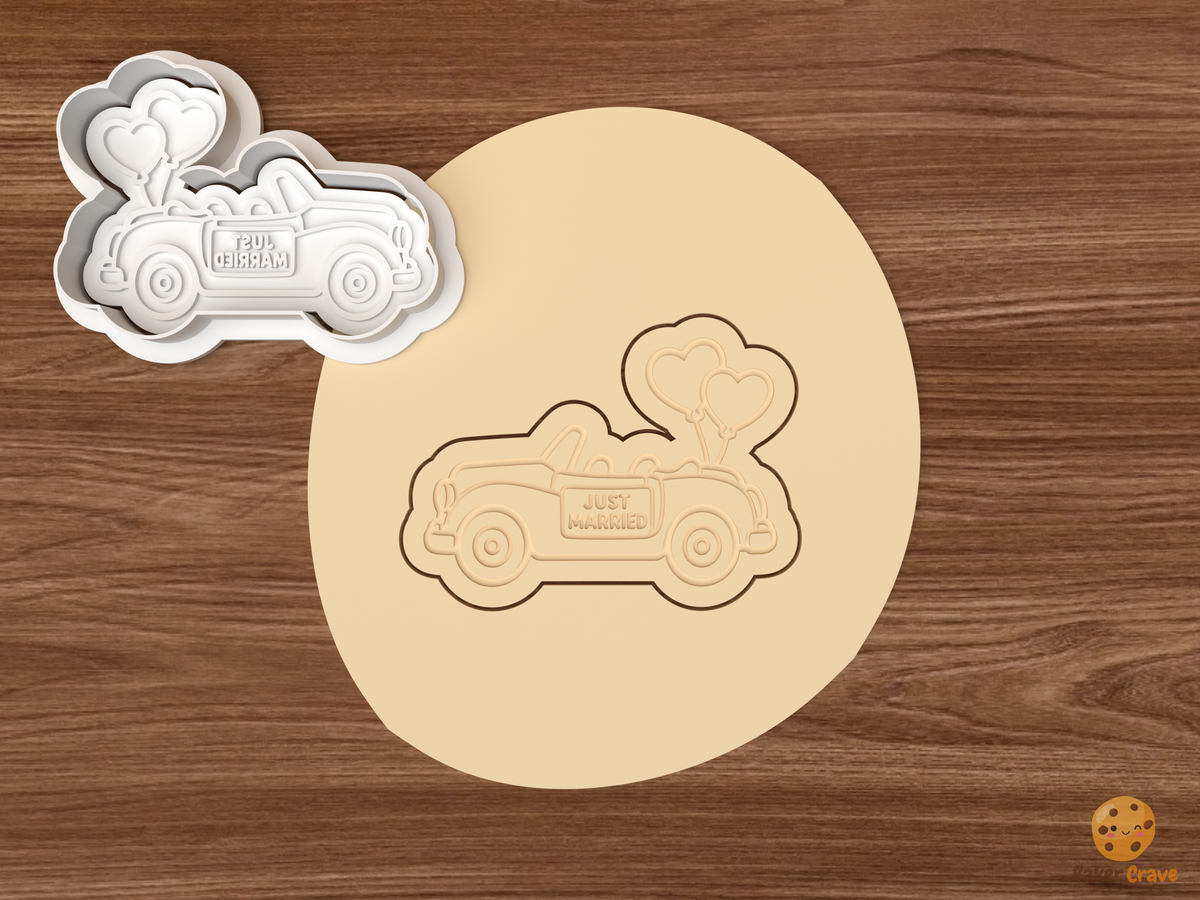 Just Married Getaway Cars Cookie Cutter Set