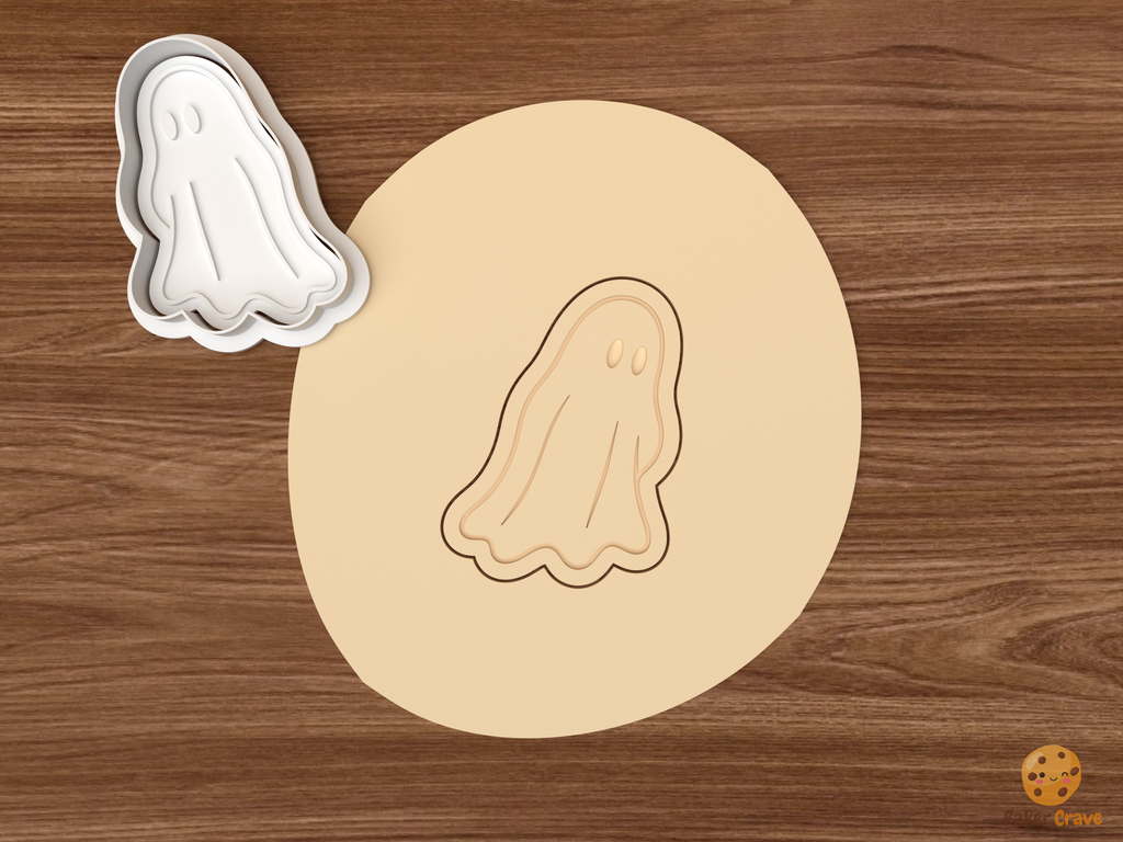 Classic Sheet Ghost Cookie Cutter Set STL File