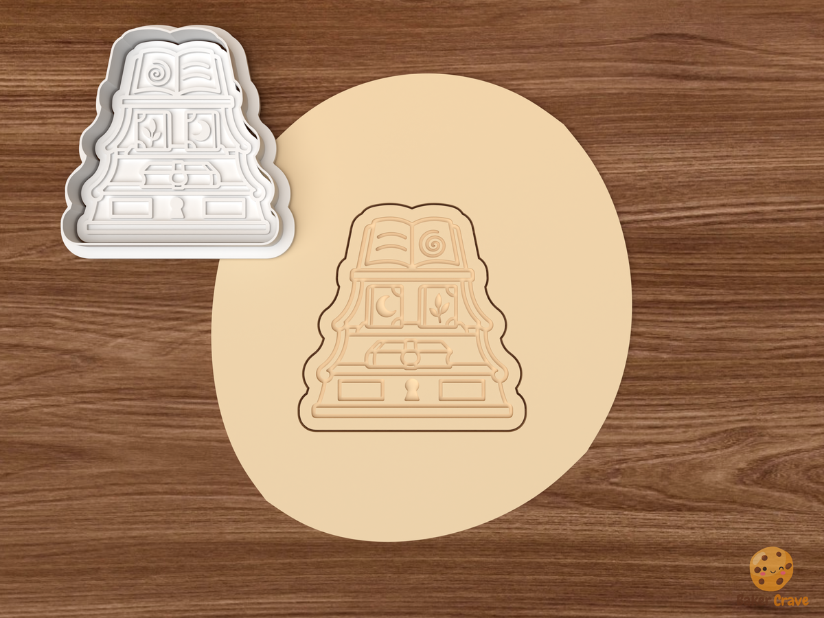 Witch Bookshop Cookie Cutter Set STL File