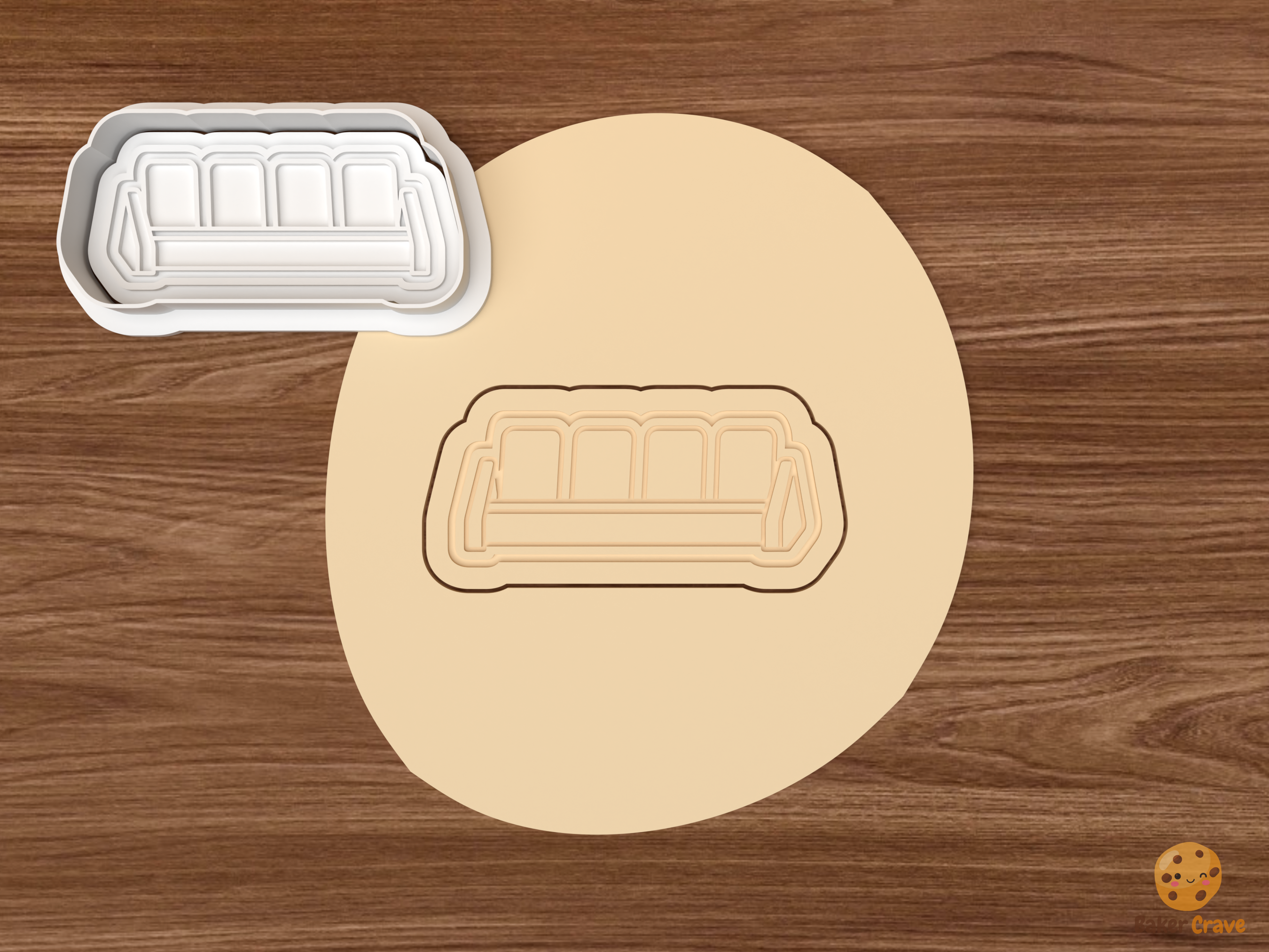 Mahjong Game Night Cookie Cutter Set STL File - dough mahjong tile rack