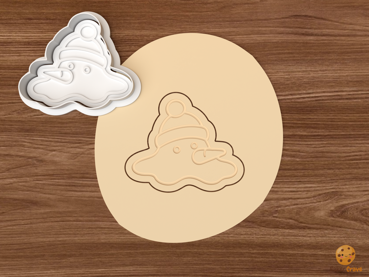Melting Snowman Cookie Cutter Set