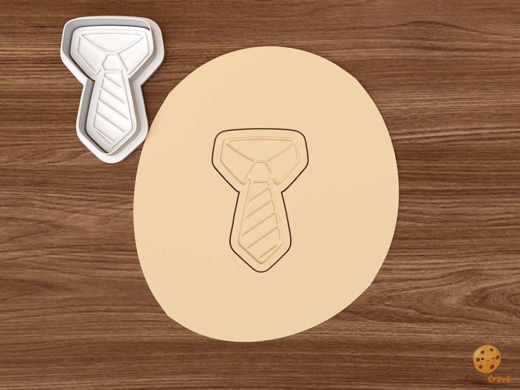 Best Dad Cookie Cutter Set STL File - dough necktie
