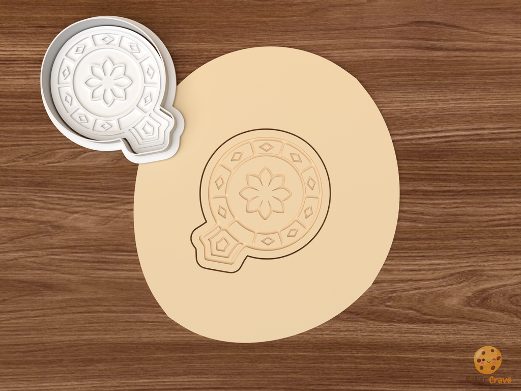 Puerto Rican Parranda Christmas Cookie Cutter Set STL File - dough pandereta tambourine