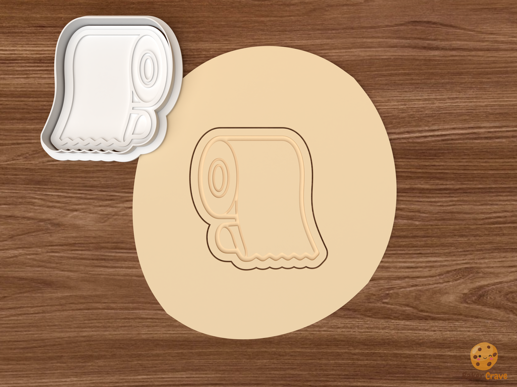 Small Shop Owner Cookie Cutter Set STL File - dough receipt roll