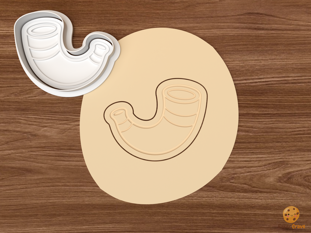 Rosh Hashanah Cookie Cutter Set STL File - dough shofar