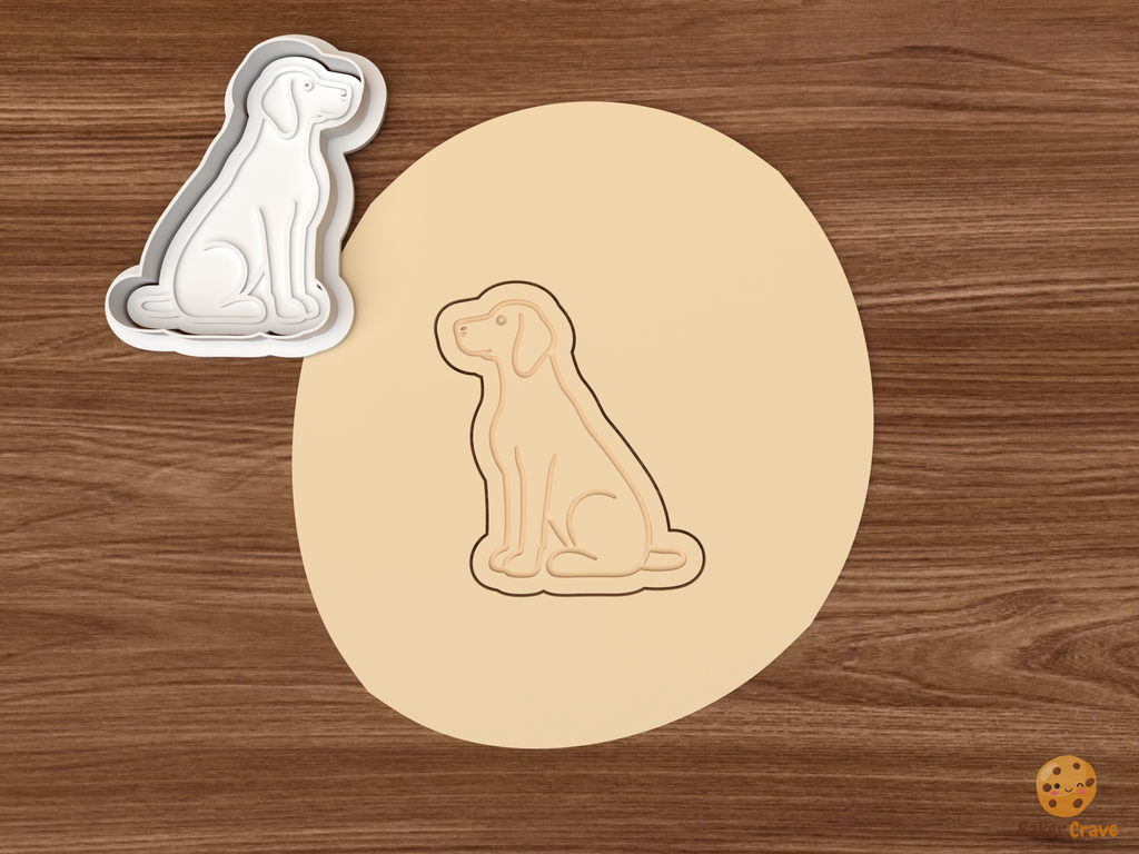 German Shorthaired Pointer Dog Cookie Cutter Set STL File