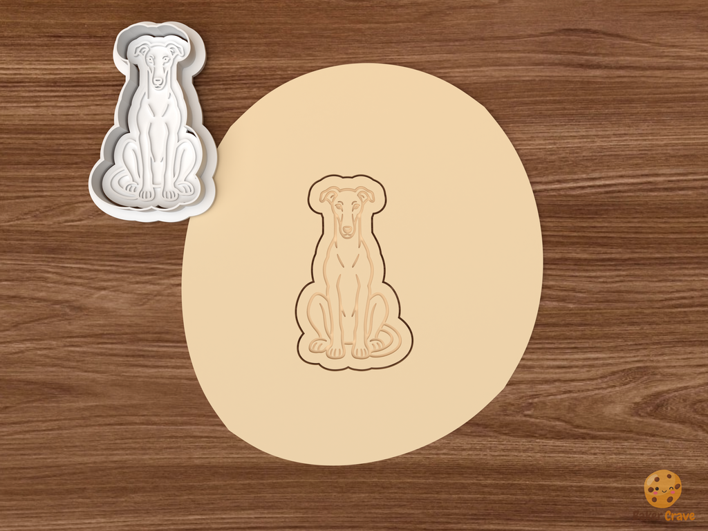 Greyhound Cookie Cutter Set STL File