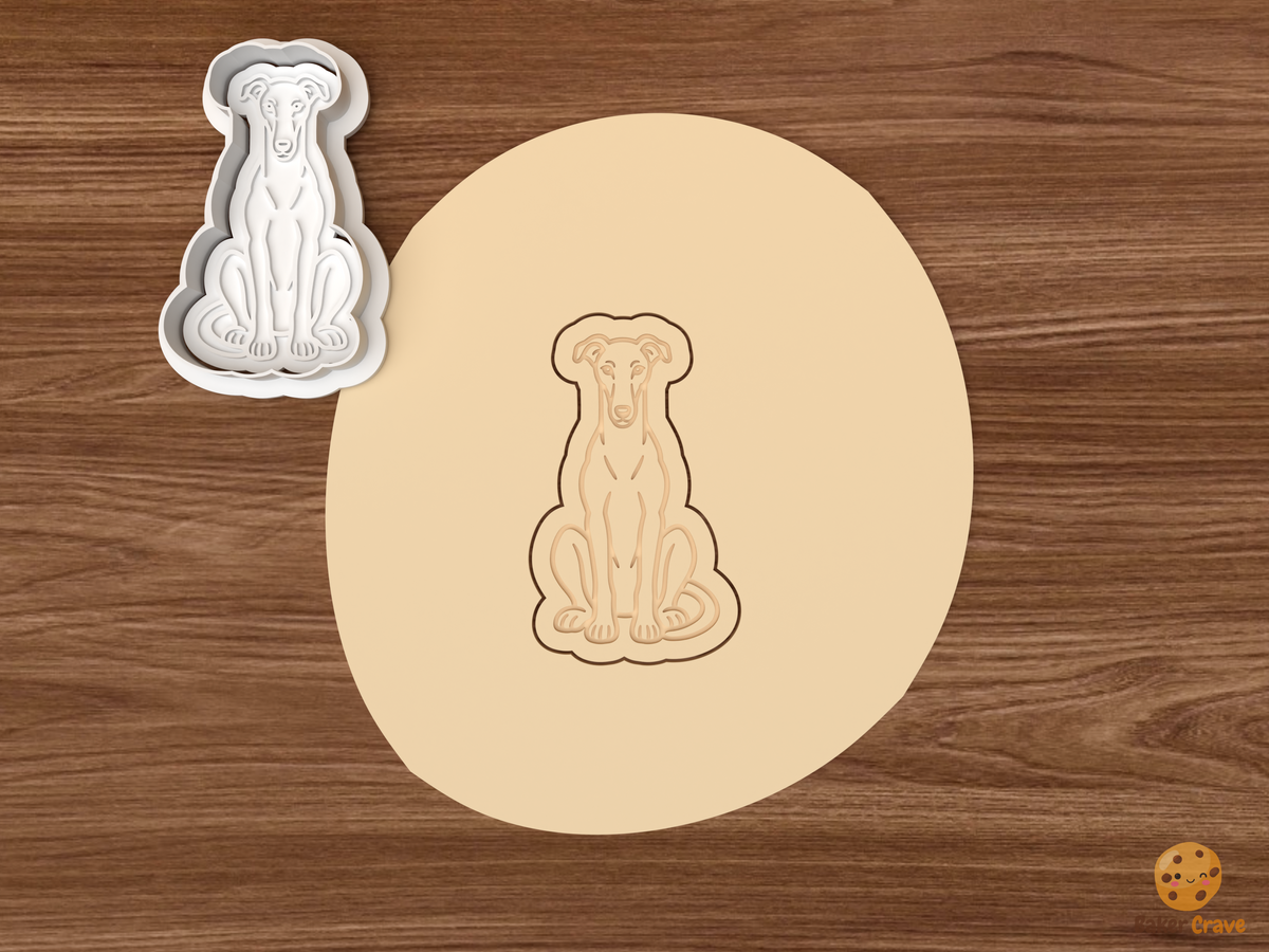 Greyhound Cookie Cutter Set STL File
