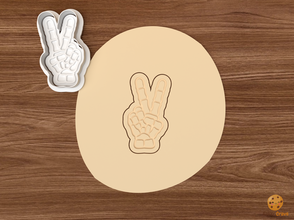 Skeleton Hand Gestures Cookie Cutter Set STL File