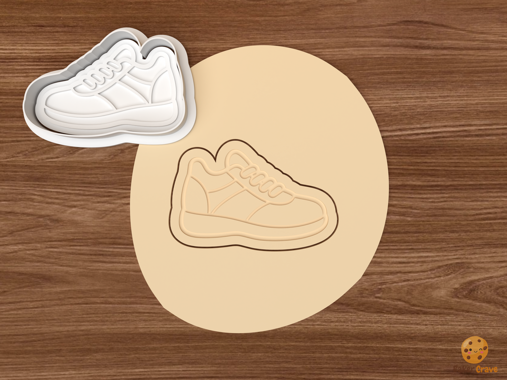 Cheerleading Pom Cookie Cutter Set STL File - dough sneaker
