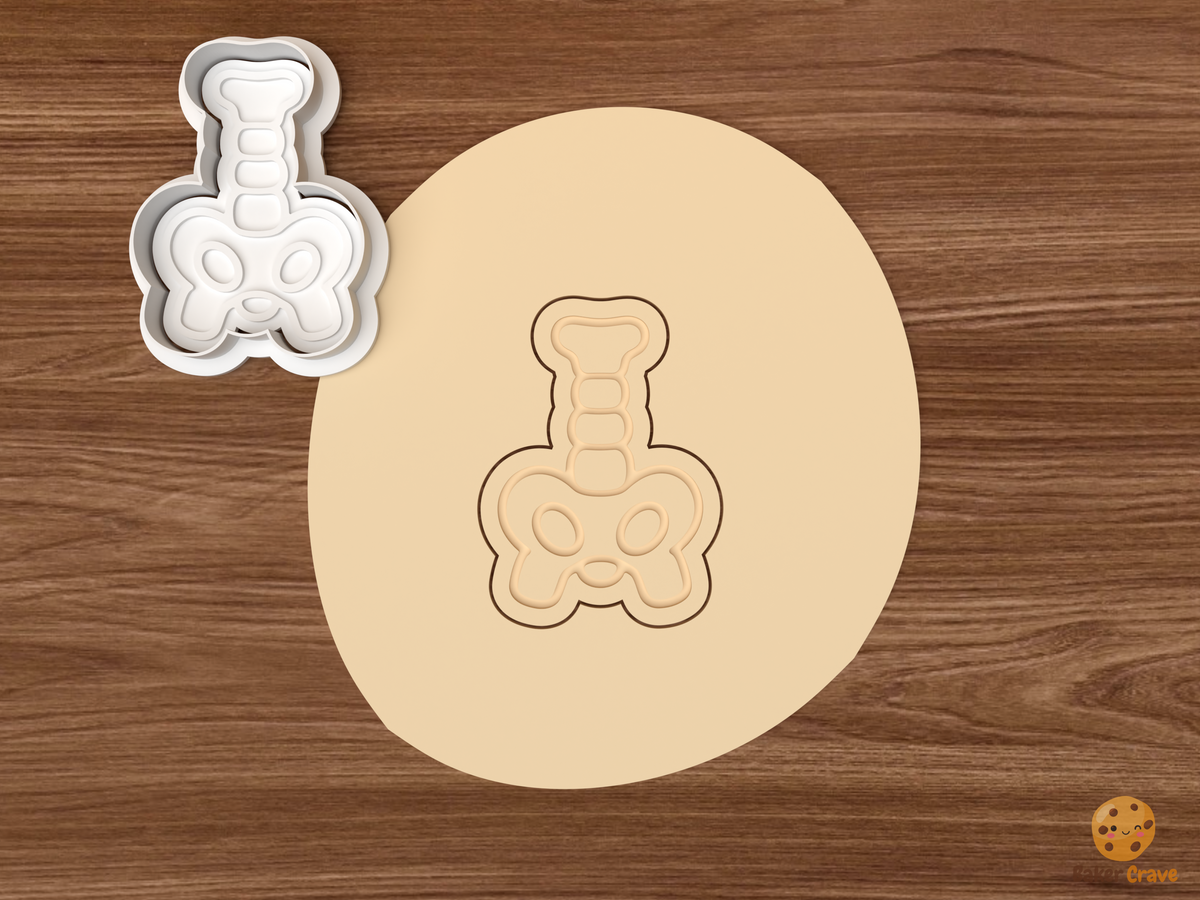 Build A Skeleton Puzzle Cookie Cutter Set STL File