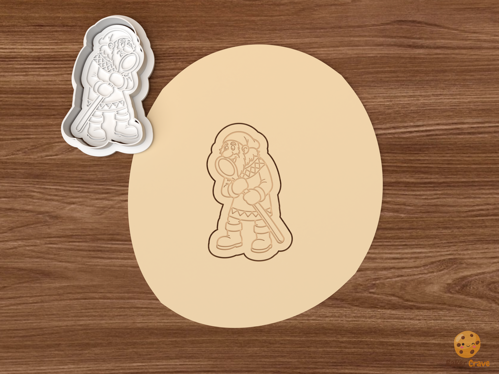 Icelandic Yule Lads Cookie Cutter Set STL File - dough spoon licker yule lad