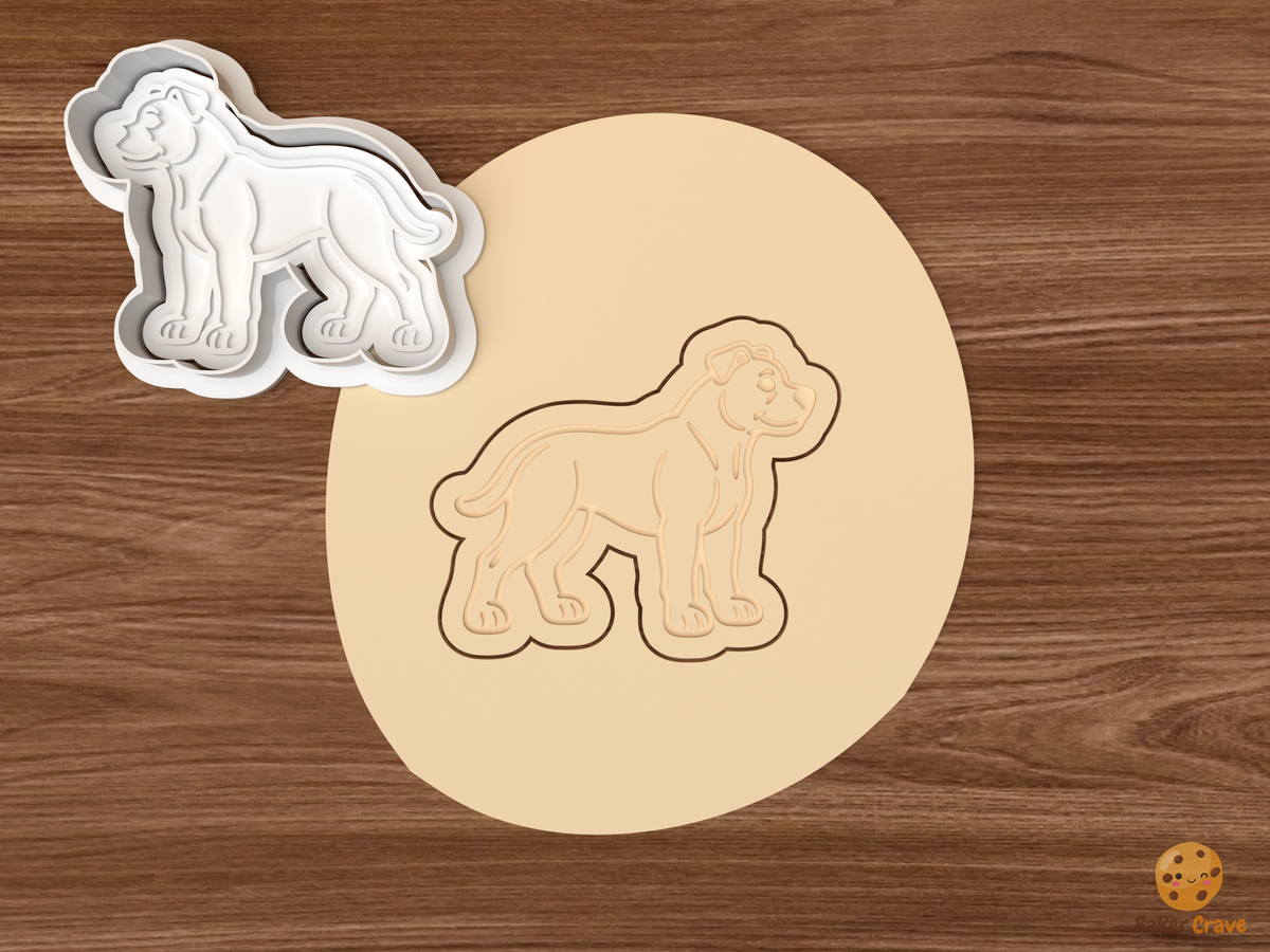 Pitbull Cookie Cutter Set STL File