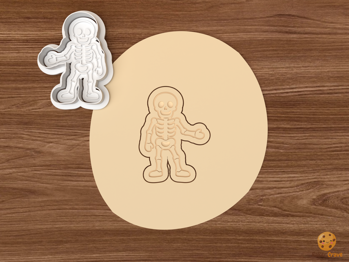 Skeleton Family Cookie Cutter Set STL File