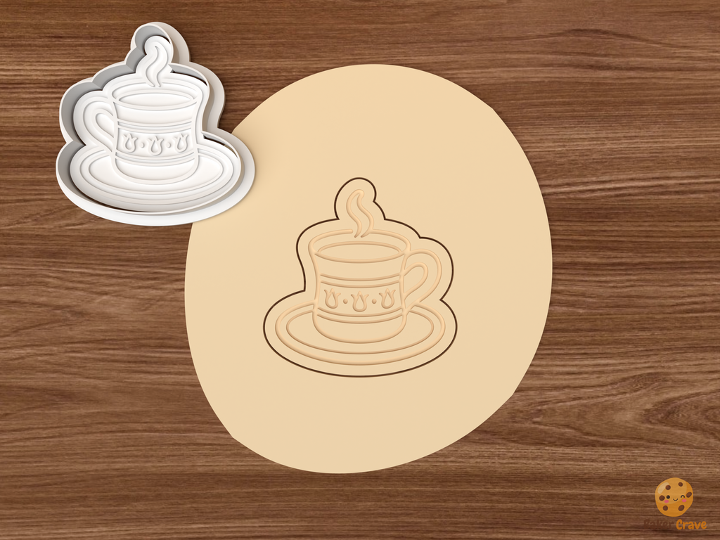 Turkish Coffee Cookie Cutter Set STL File