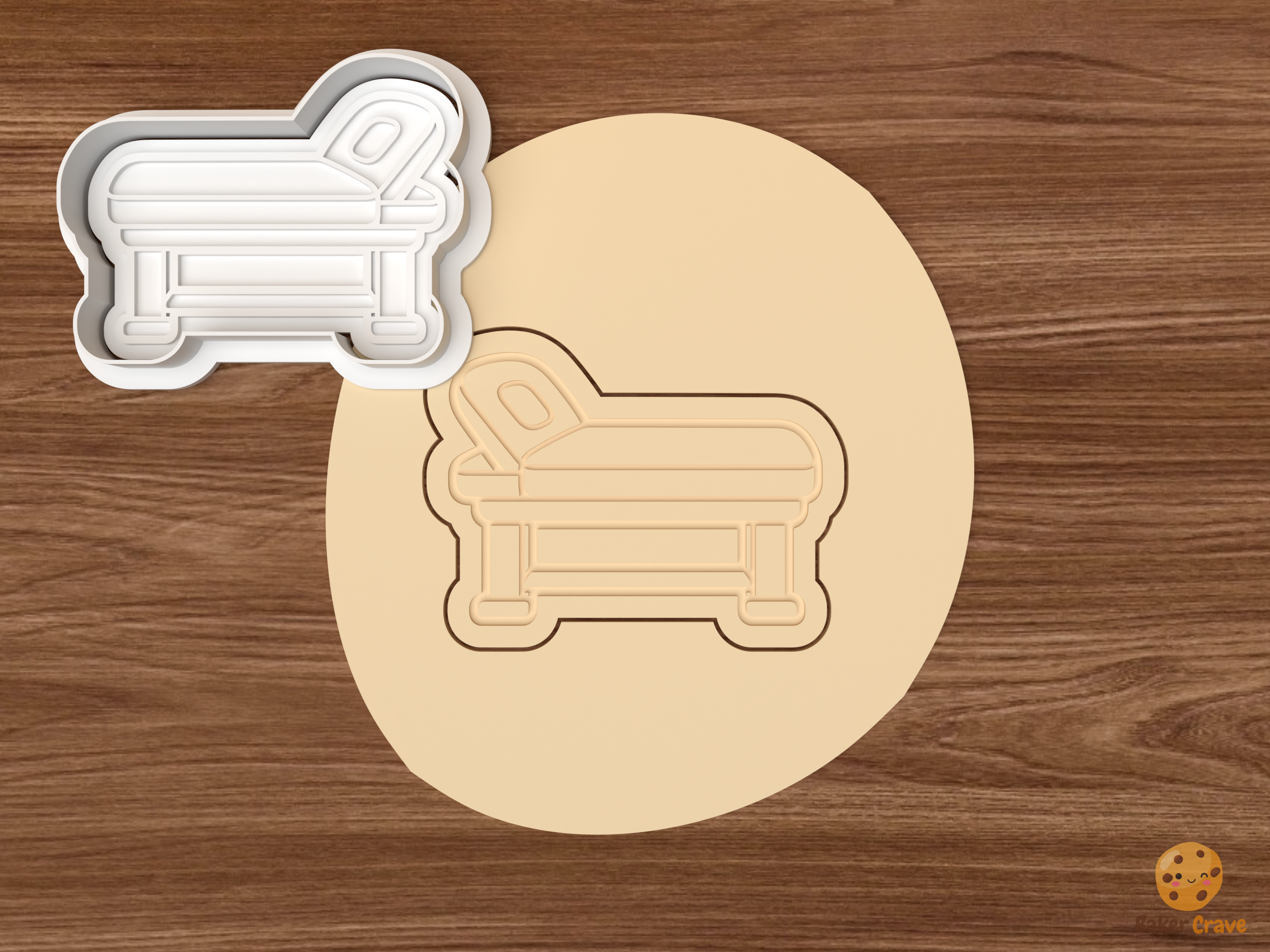 Physical Therapy Cookie Cutter Set STL File - dough therapy table