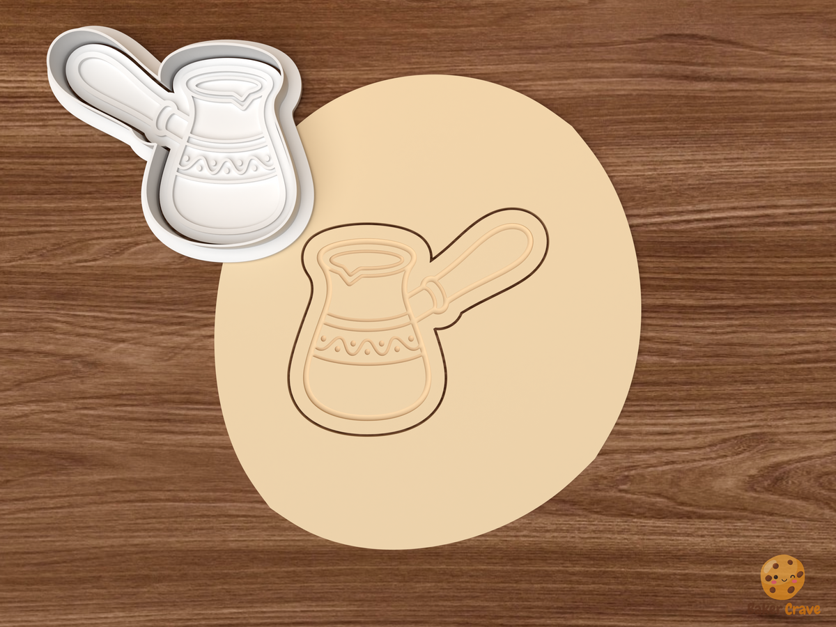 Turkish Coffee Cookie Cutter Set STL File
