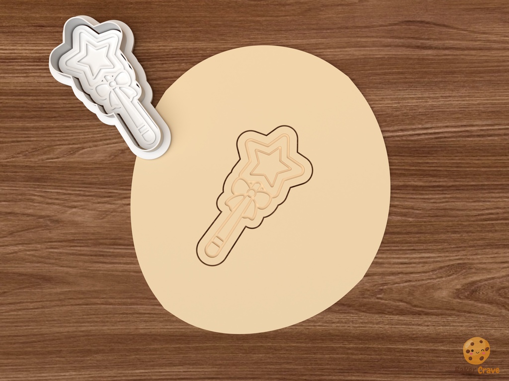 Princess Birthday Cookie Cutter Set STL File - dough wand