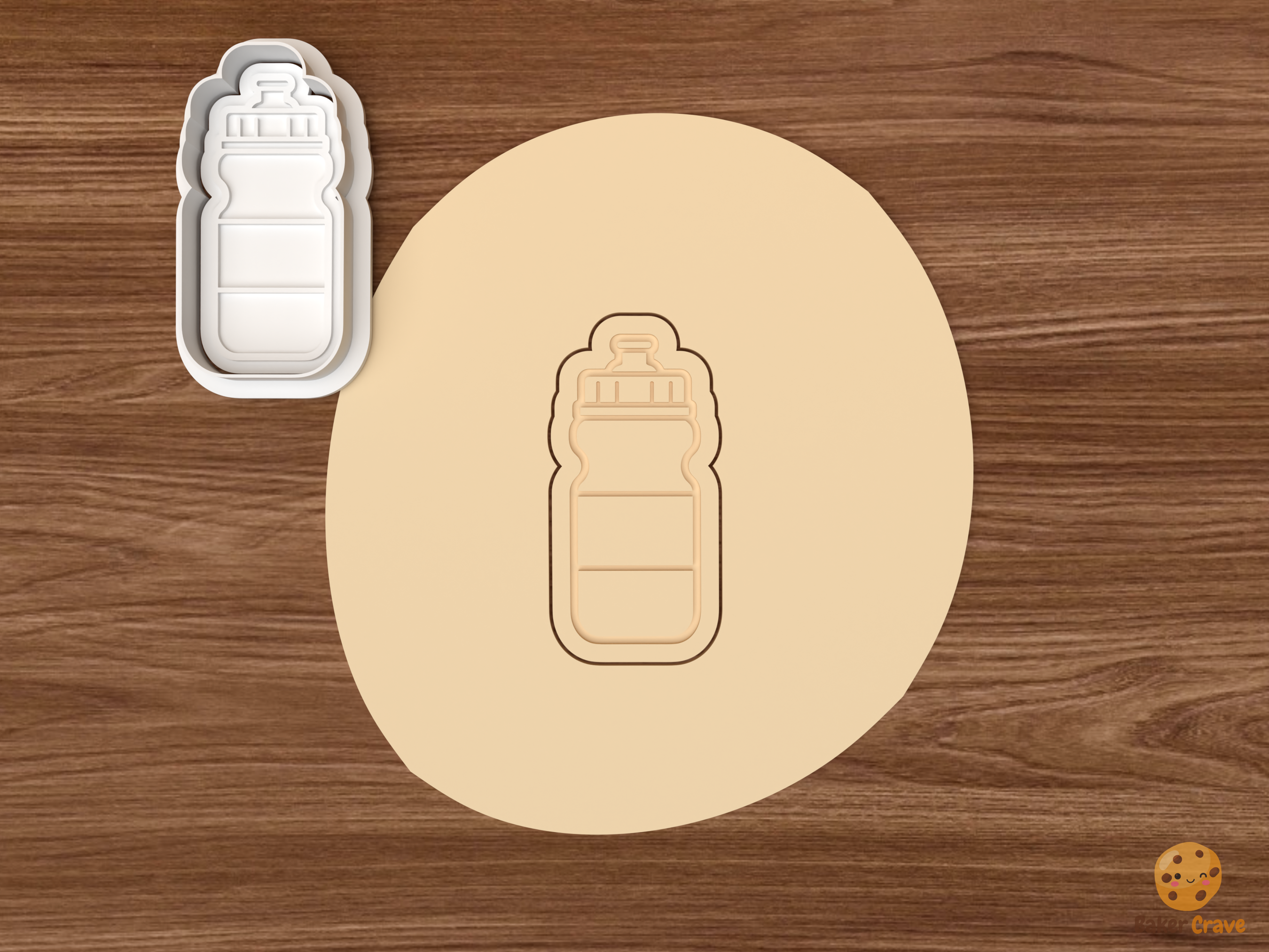 Cycling Cookie Cutter Set STL File