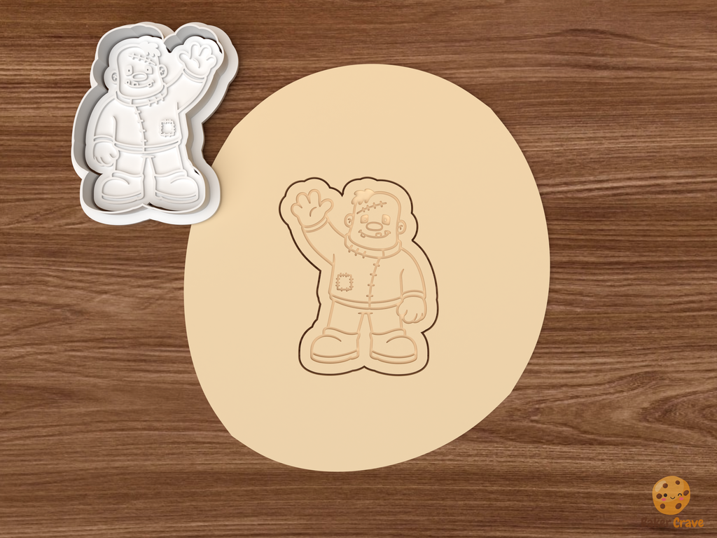 Frankenstein Monster Cookie Cutter Set STL File