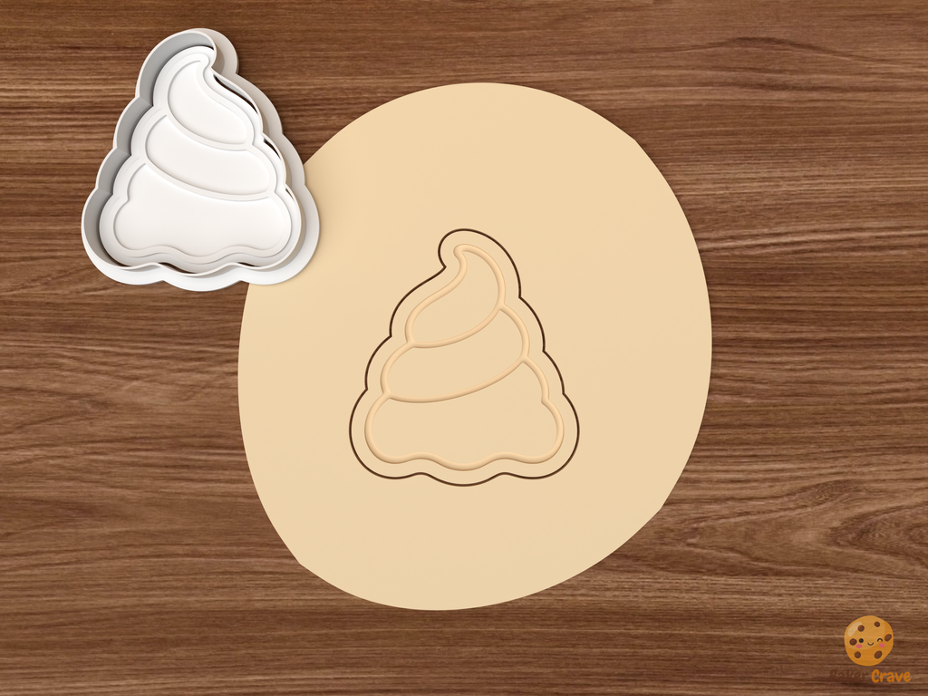 Hot Cocoa Topper Stack Cookie Cutter Set STL File