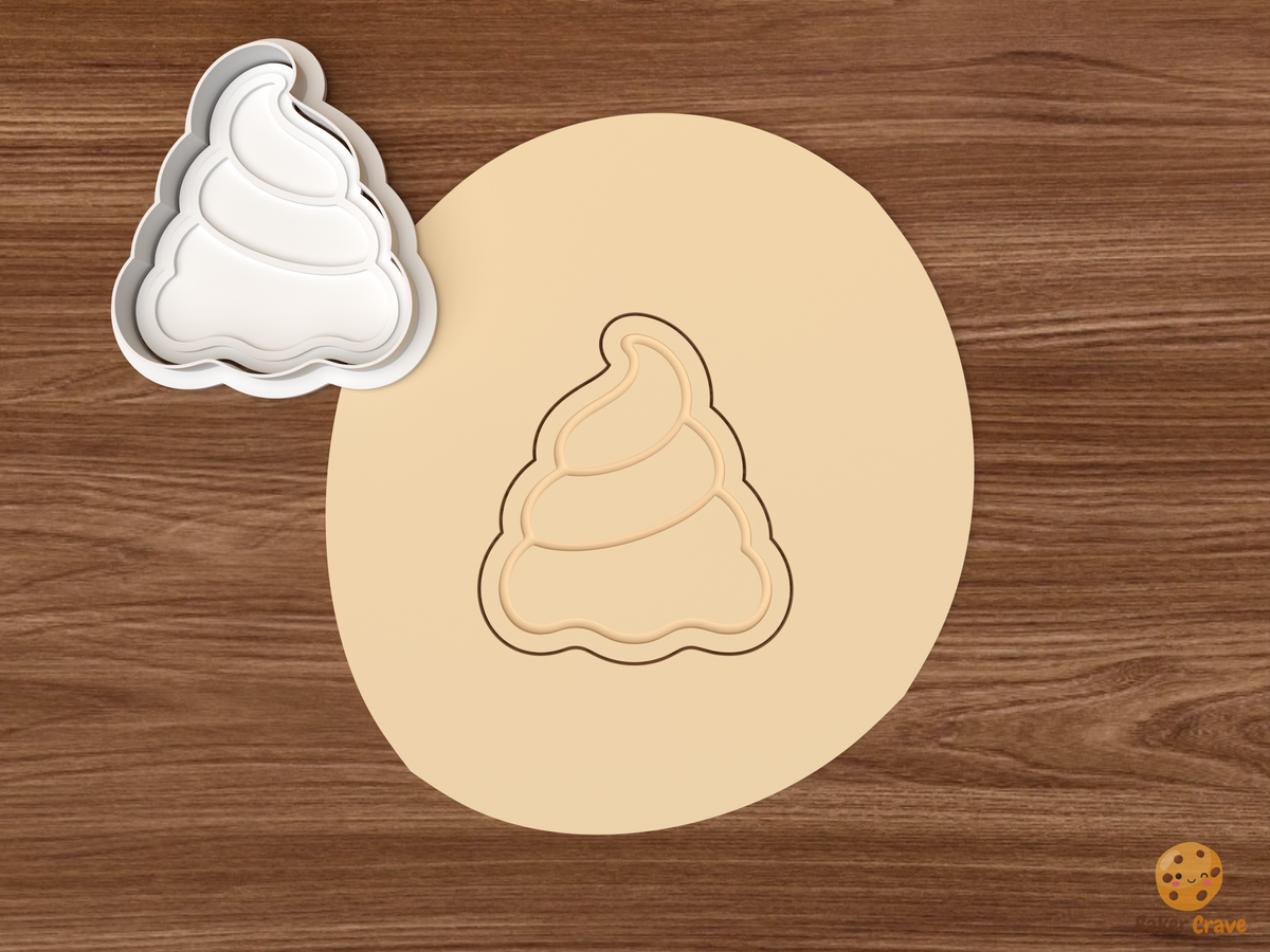 Hot Cocoa Topper Stack Cookie Cutter Set STL File