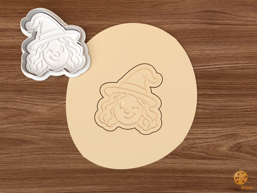 Classic Witch Faces Cookie Cutter Set STL File
