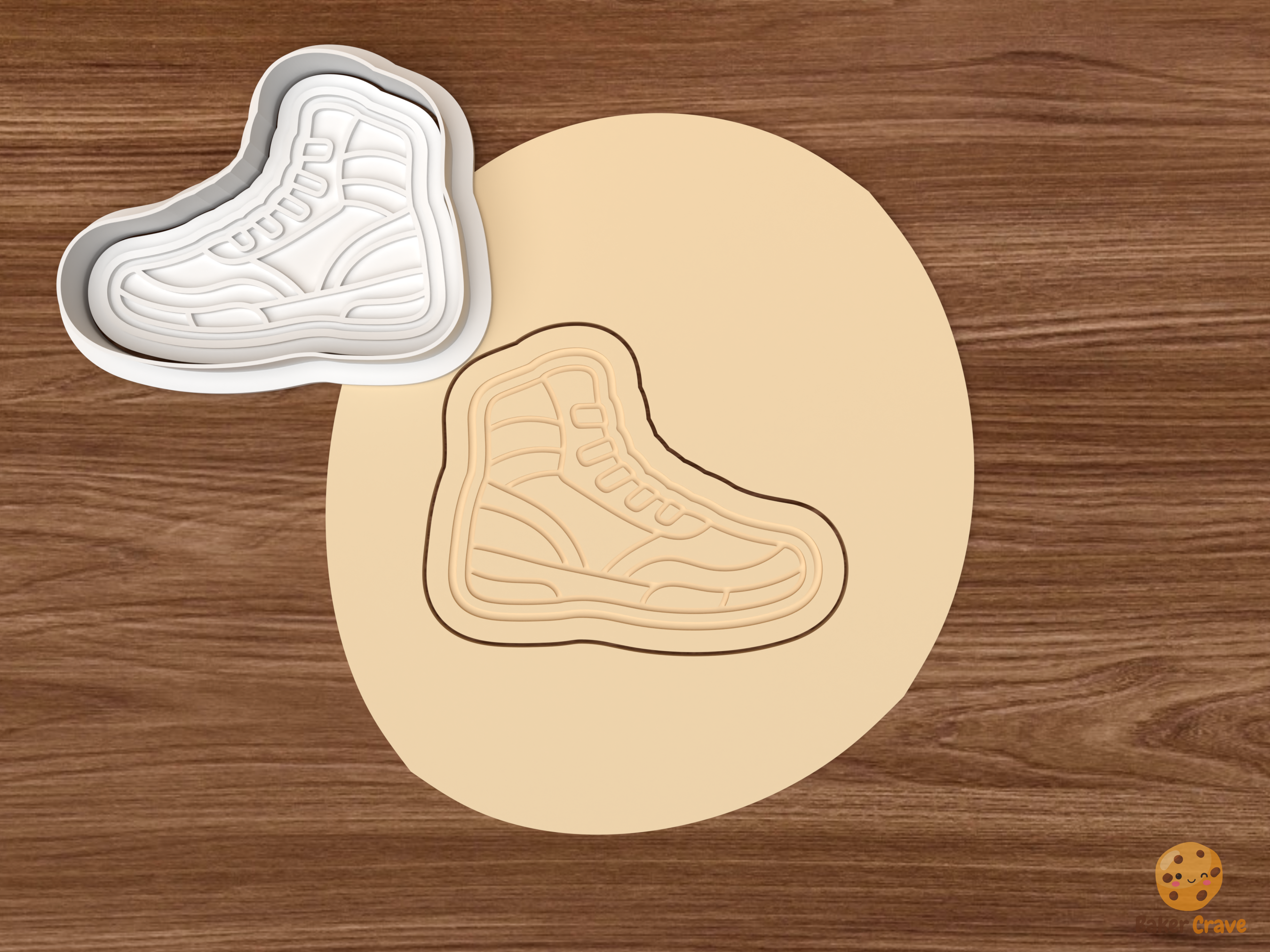 Wrestling Team Cookie Cutter Set STL File - dough wrestling shoe