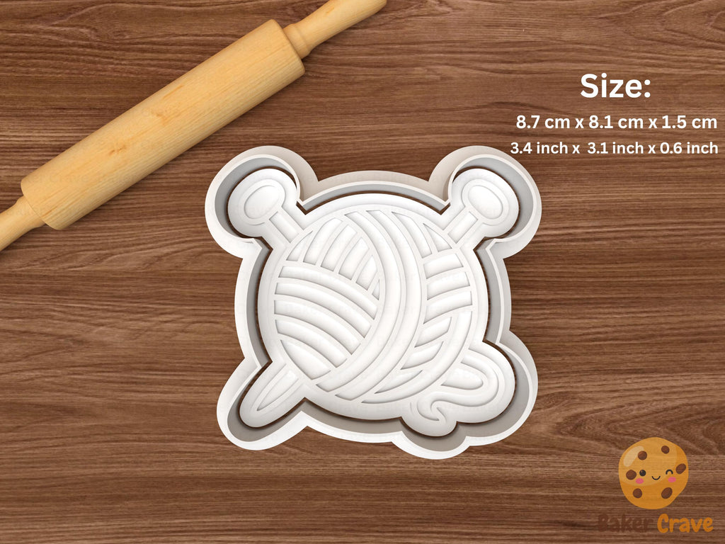 Knitting Cookie Cutter Set STL File