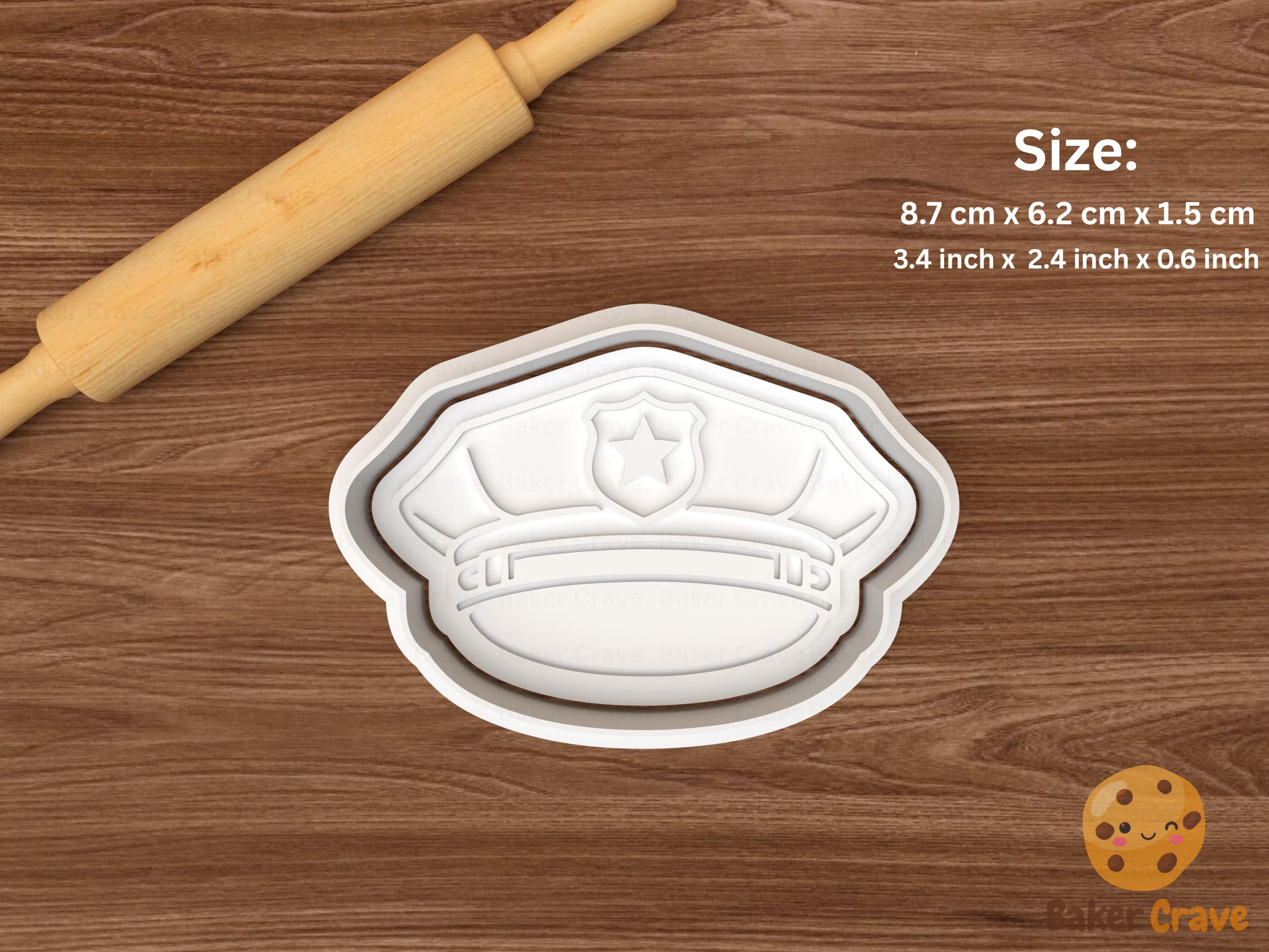 Police Cookie Cutter Set STL File