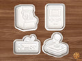 Retro Gaming Cookie Cutter Set STL File