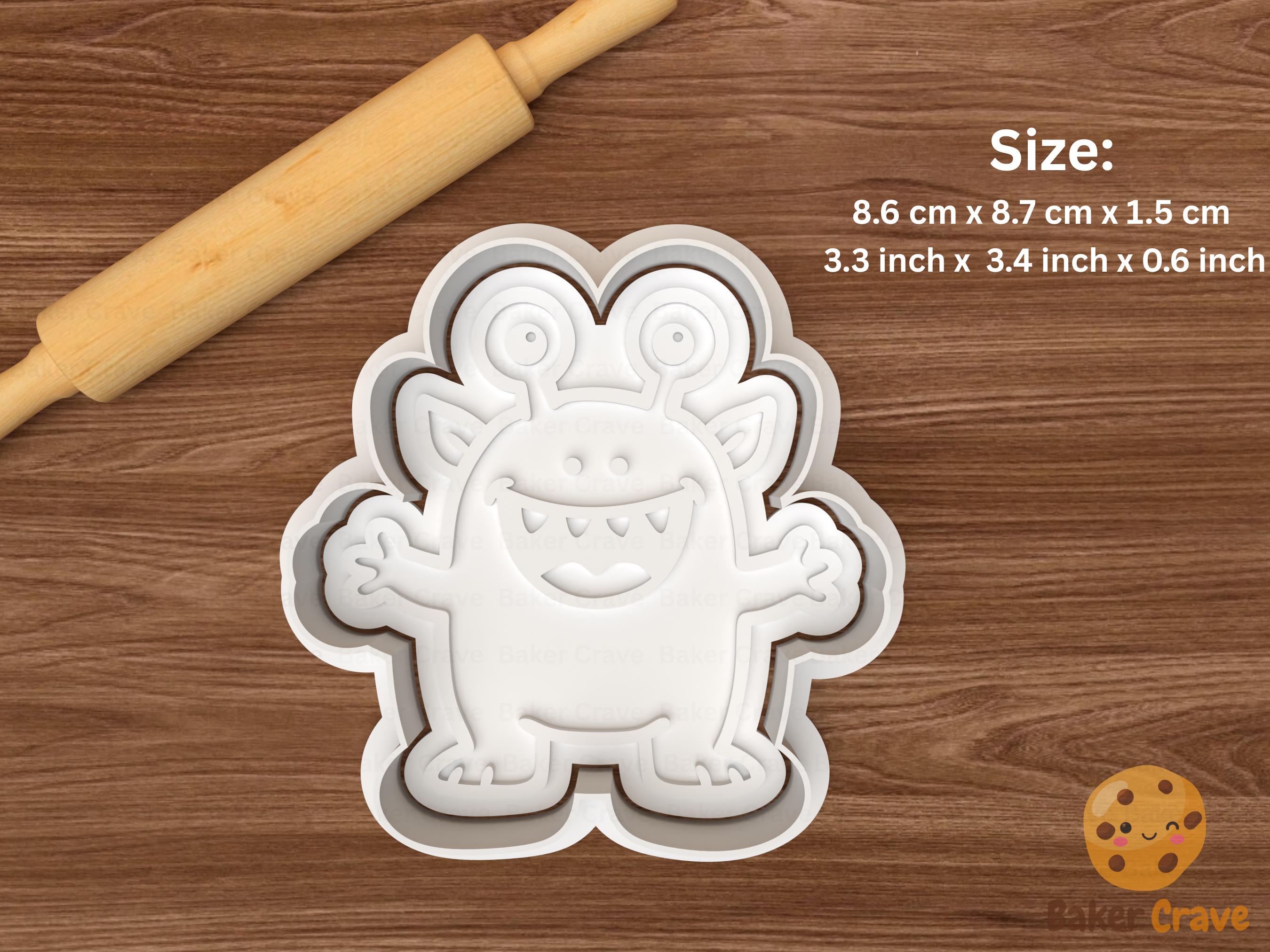 Monster Cookie Cutter Set STL File