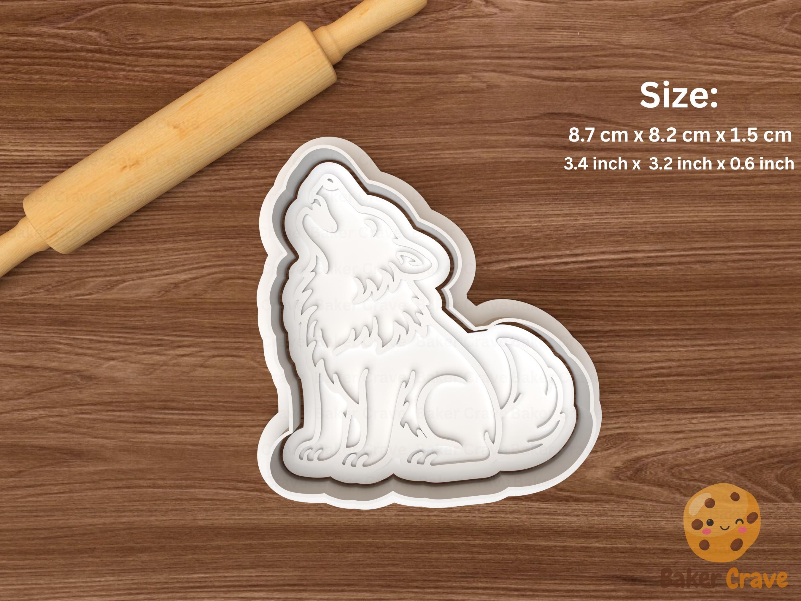 Wolf Cookie Cutter Set STL File