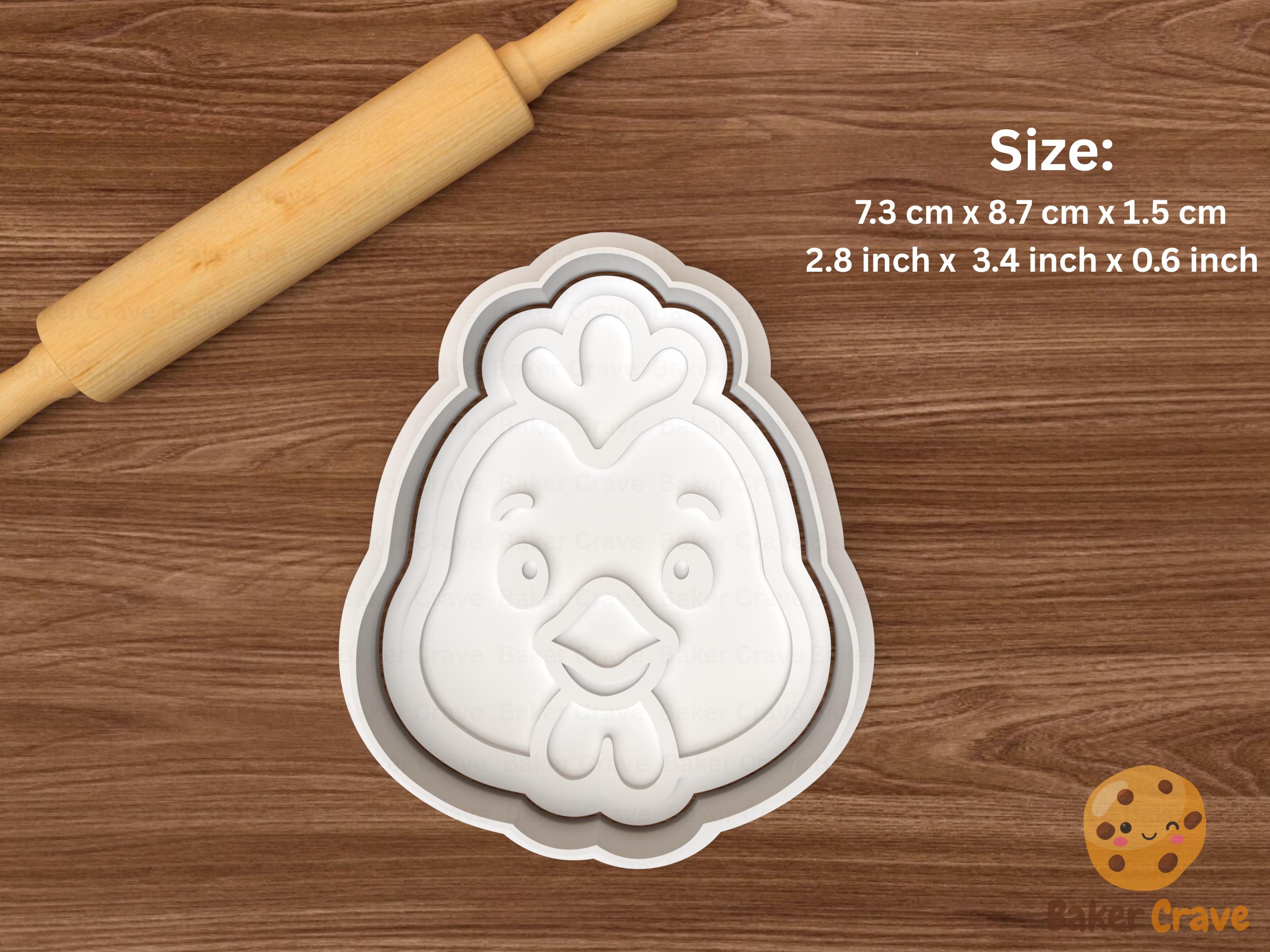 Farm Animal Faces Cookie Cutter Set STL File