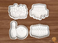 Bowling Cookie Cutter Set STL File