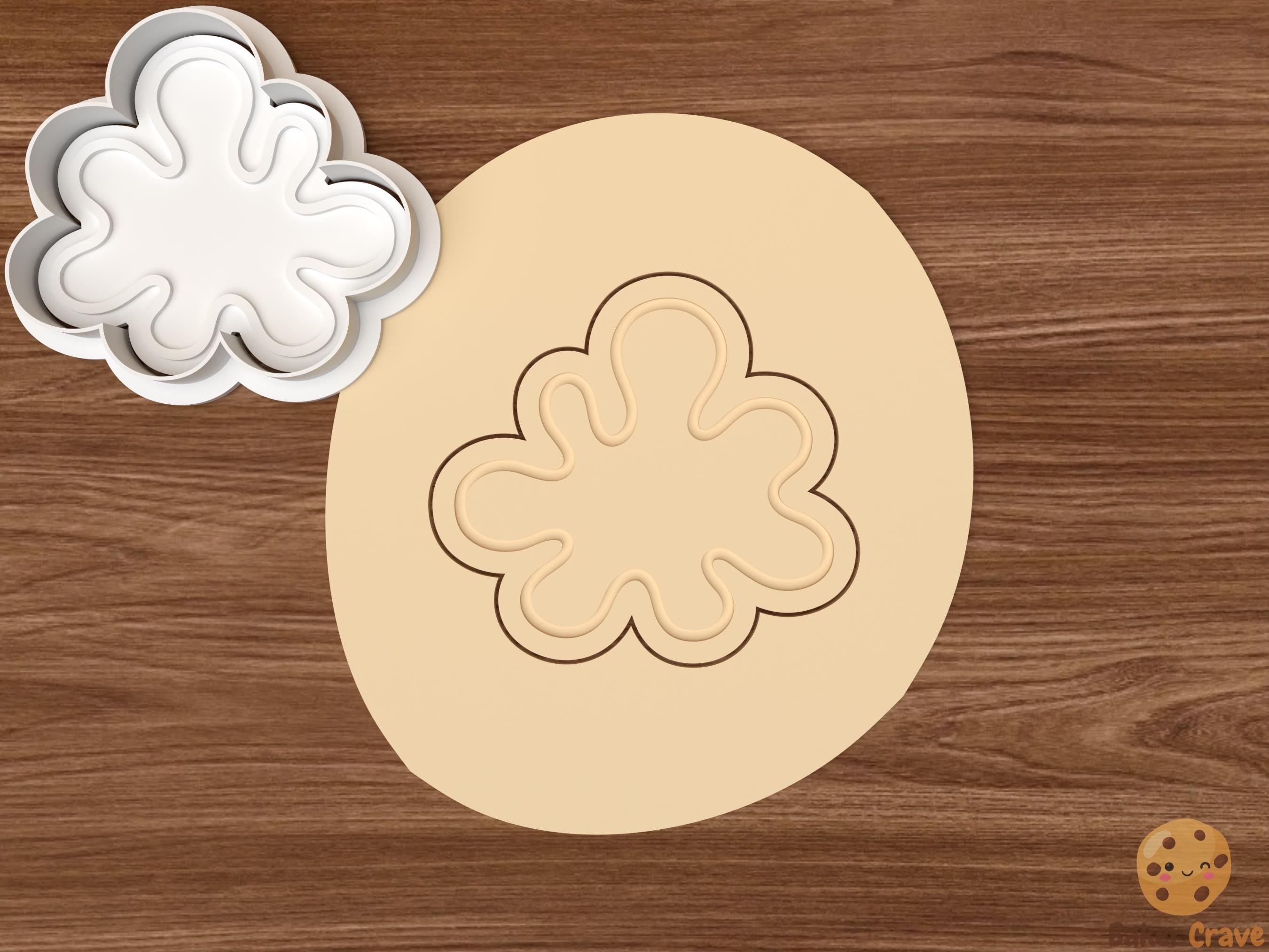 Splash Cookie Cutter Set STL File