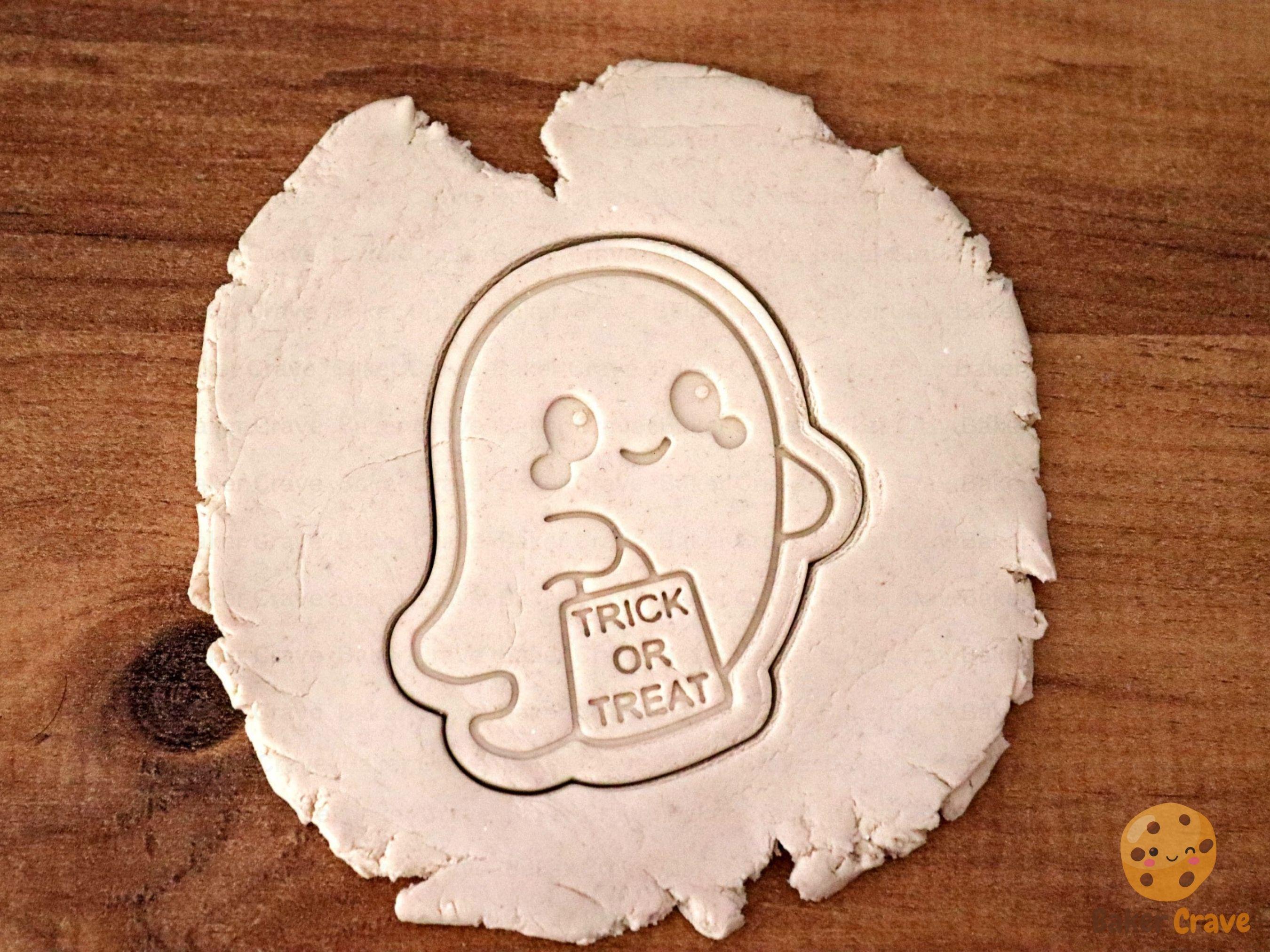 Kawaii Halloween Ghost Cookie Cutter Set STL File