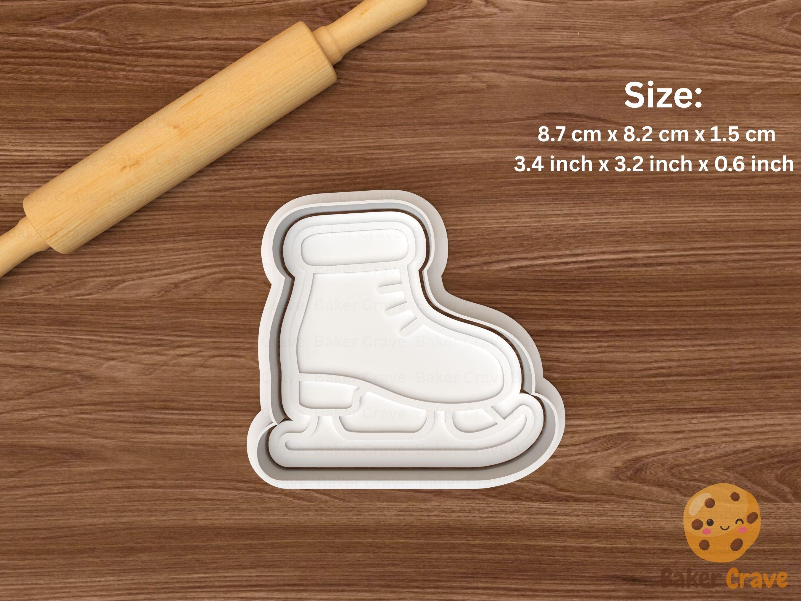 Ice Skating Winter Cookie Cutter Set STL File