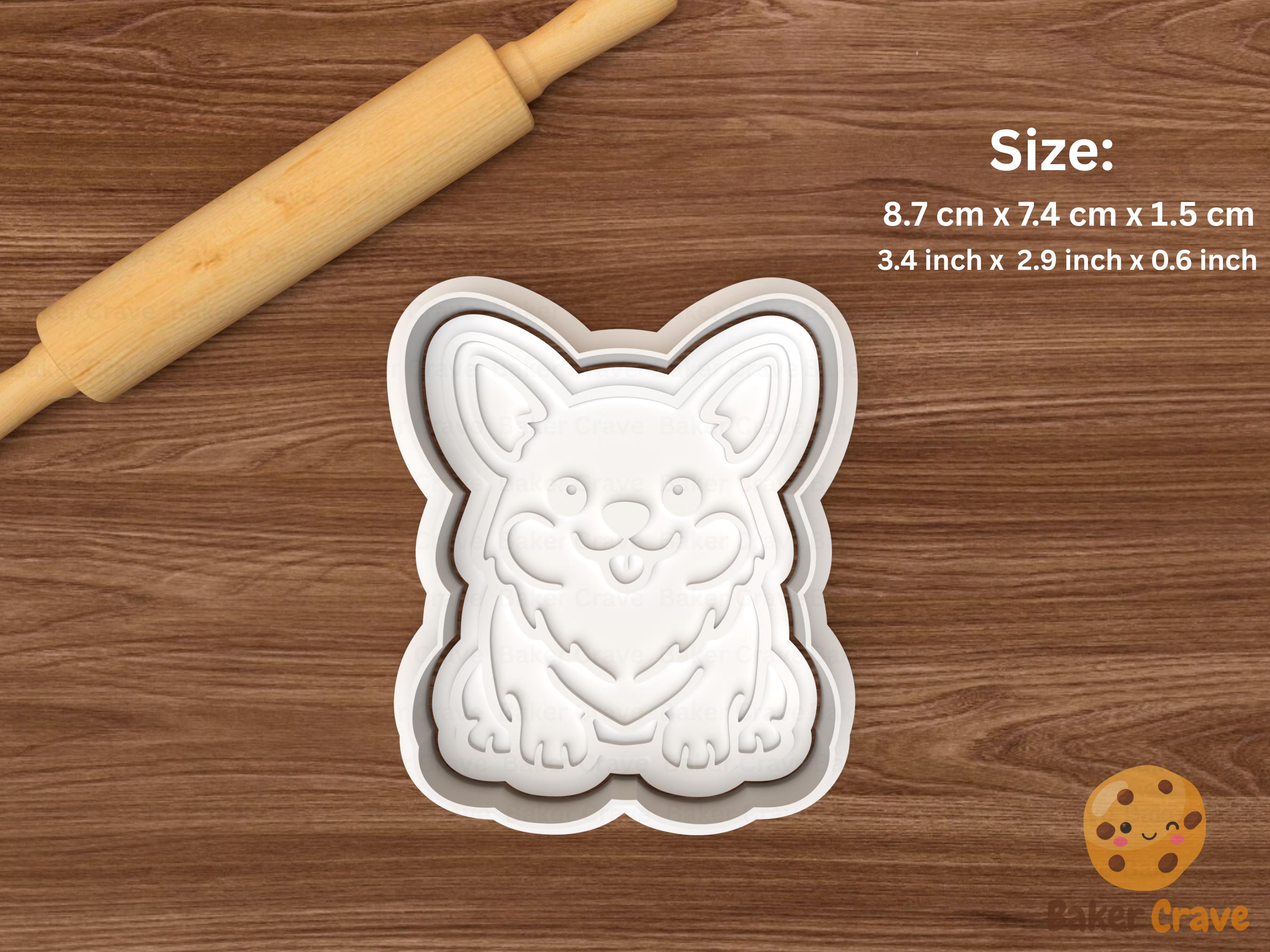 Corgi Dog Cookie Cutter Set STL File
