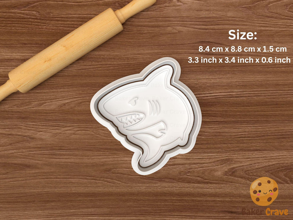 Shark Cookie Cutter Set STL File