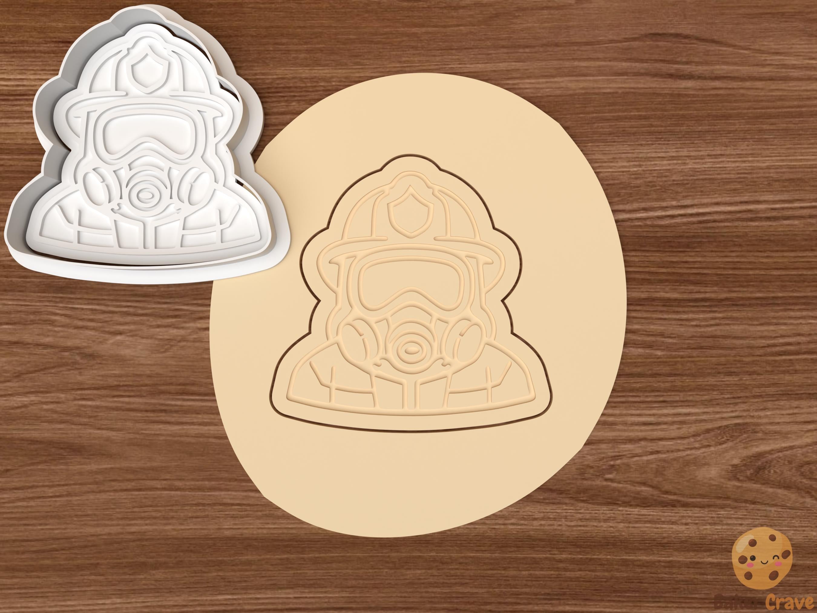 Fire Department Cookie Cutter Set STL File