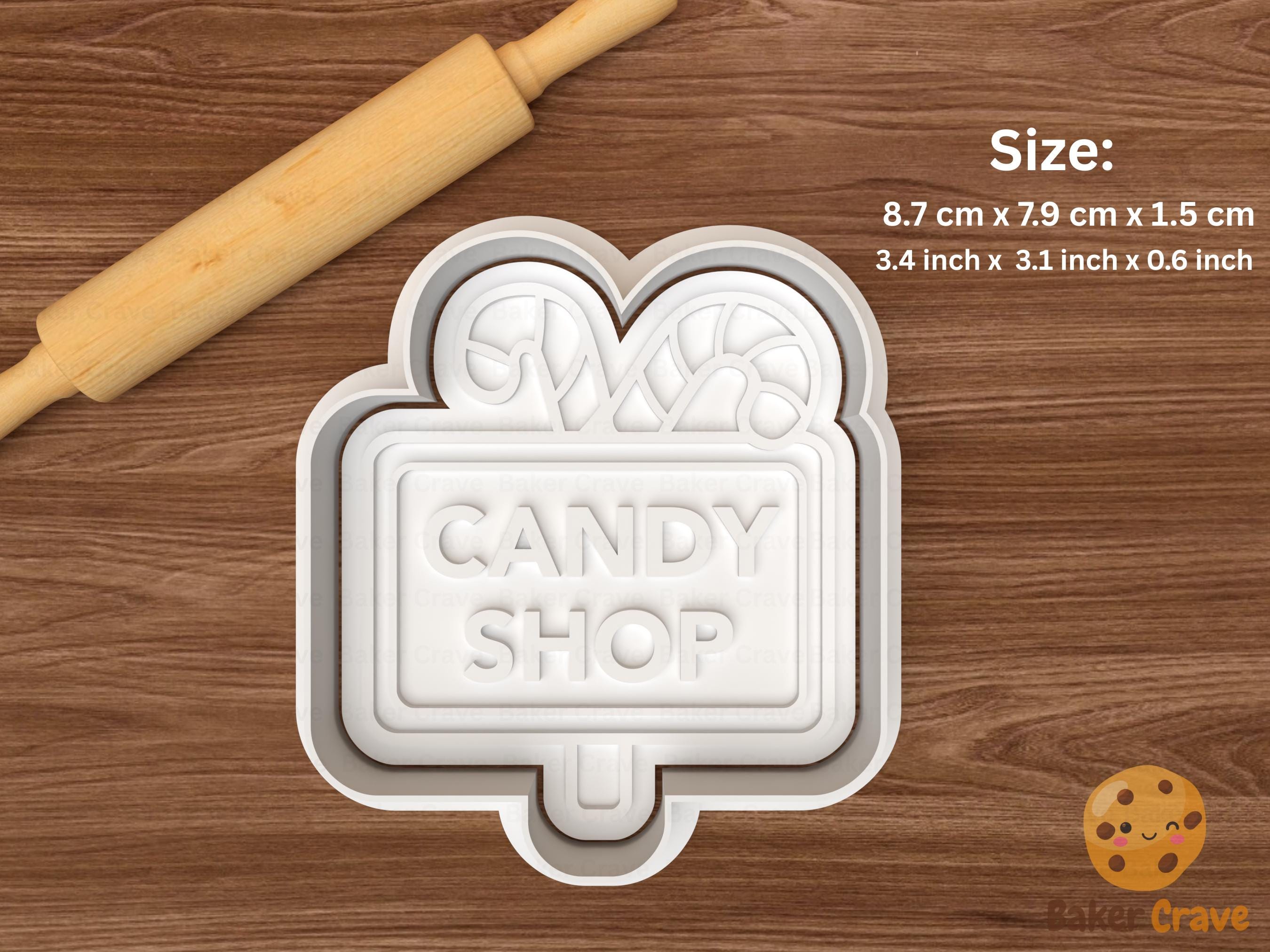 Christmas Candy Shop Cookie Cutter Set STL File